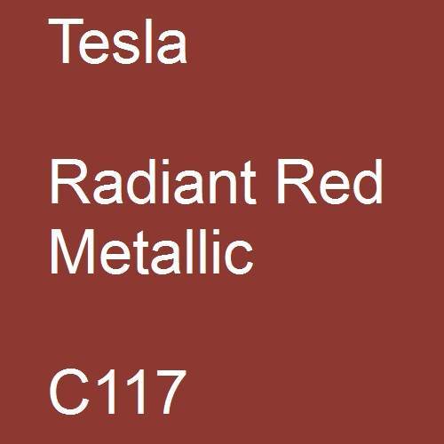 Tesla, Radiant Red Metallic, C117.